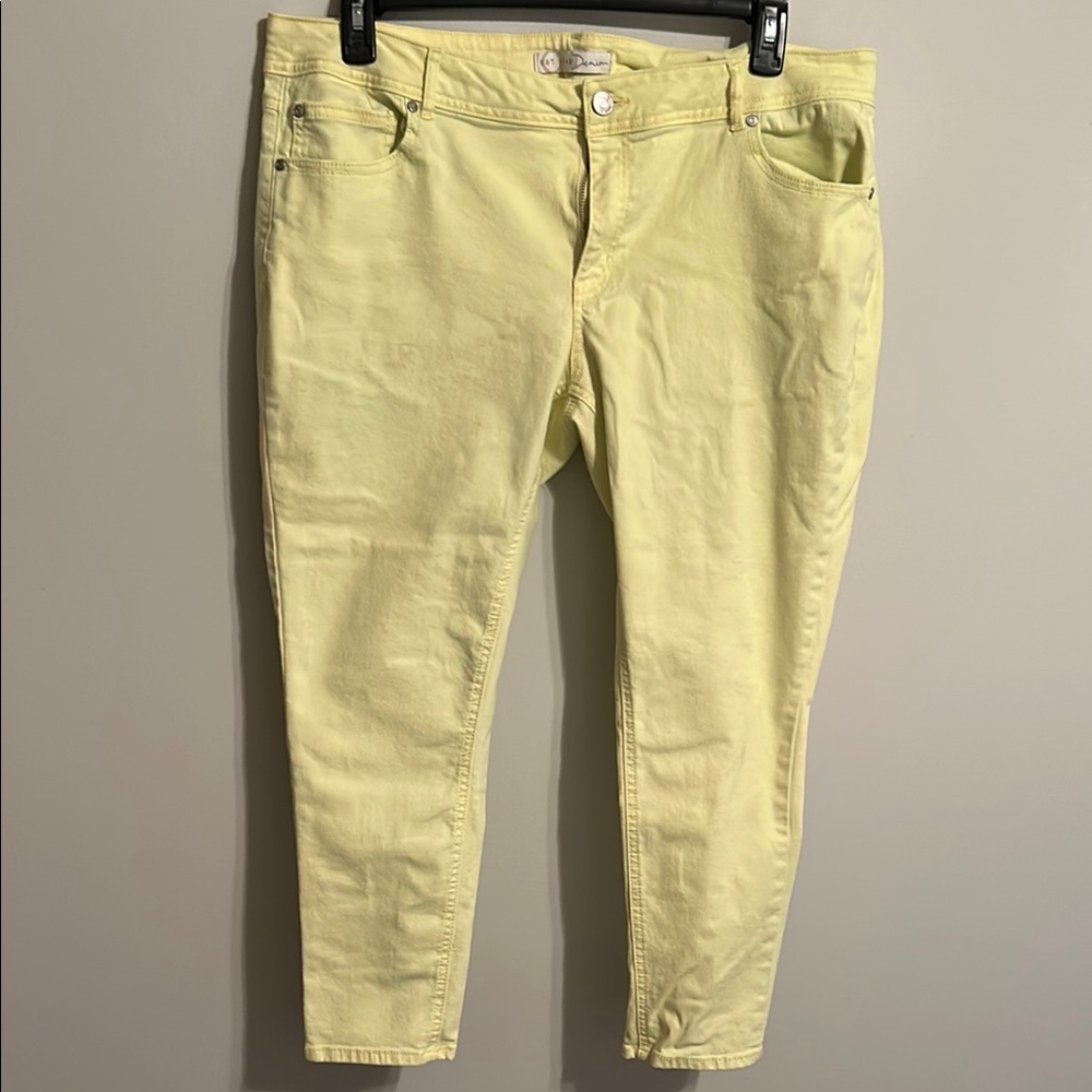 Women's Yellow Jeans